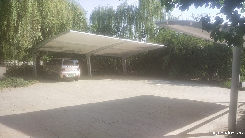 滏阳河道管理处汽车棚膜结构